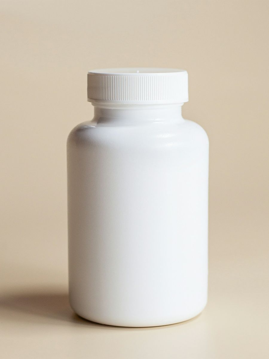 Supplement bottle product photography